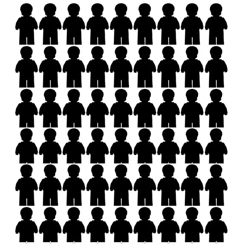 Mego BAUSTEINE – Mini-Figuren Personen-Serie 👥🎨