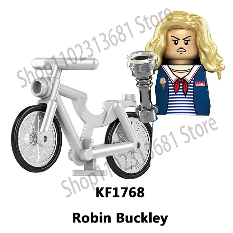 Mego BAUSTEINE – Upside Down Figuren-Set 🧱🕷️ (Stranger-Style)