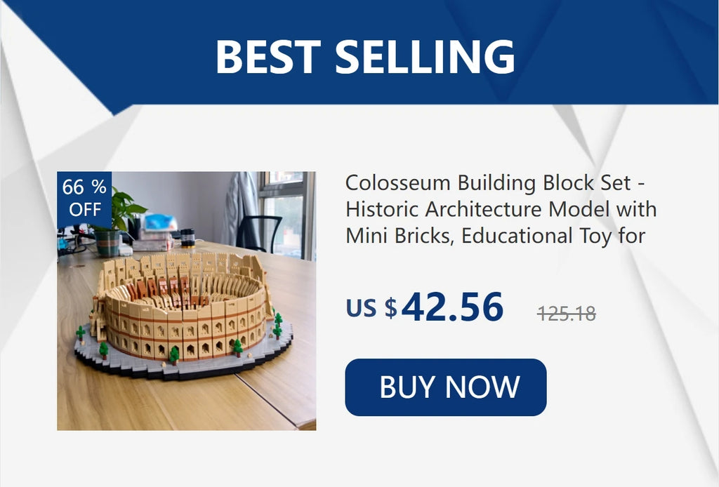 Mego BAUSTEINE – Fußballstadion Architektur-Set 🏟️