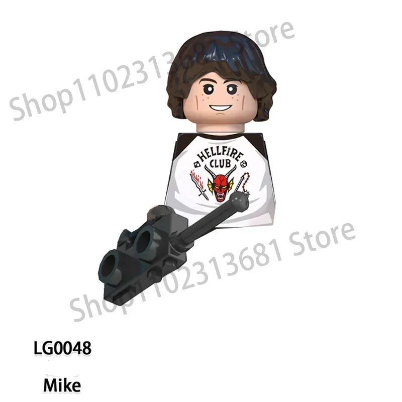 Mego BAUSTEINE – Upside Down Figuren-Set 🧱🕷️ (Stranger-Style)