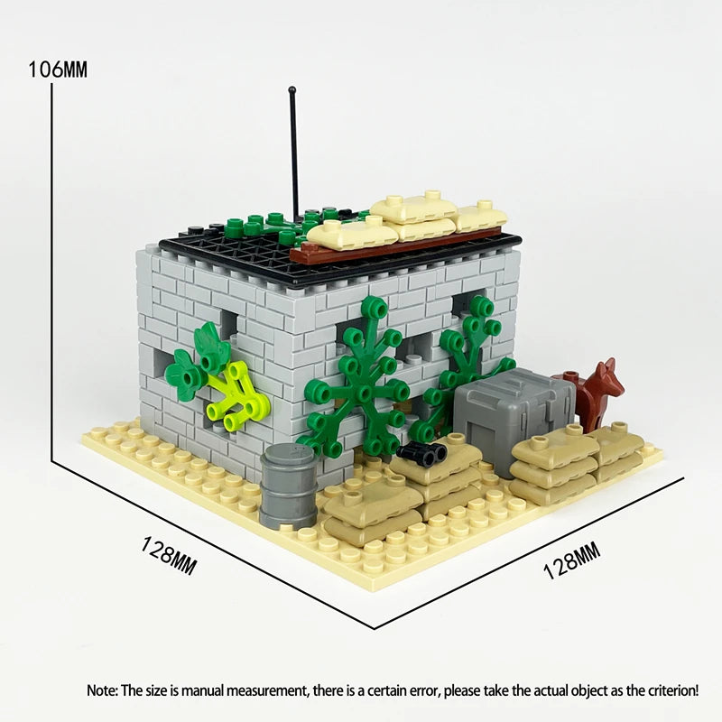 Mego BAUSTEINE – Militär Wachturm & Kommandozentrale 🪖