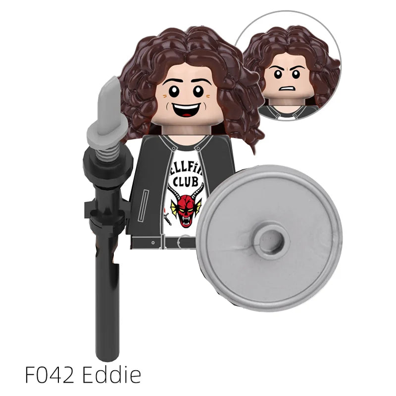 Mego BAUSTEINE – Upside Down Figuren-Set 🧱🕷️ (Stranger-Style)