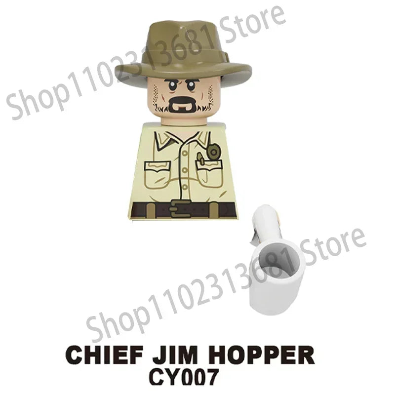 Mego BAUSTEINE – Upside Down Figuren-Set 🧱🕷️ (Stranger-Style)