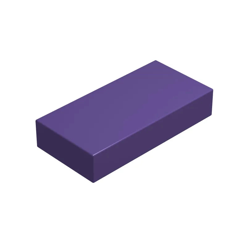 Mego BAUSTEINE – Basisplatte Fliese 1x2 🔩 (10 Teile)