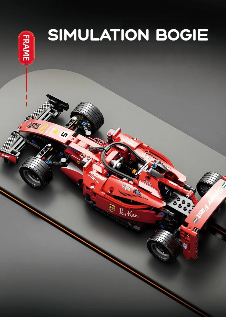 🔩 Mego TECH F1 Rennwagen – 455 Teile