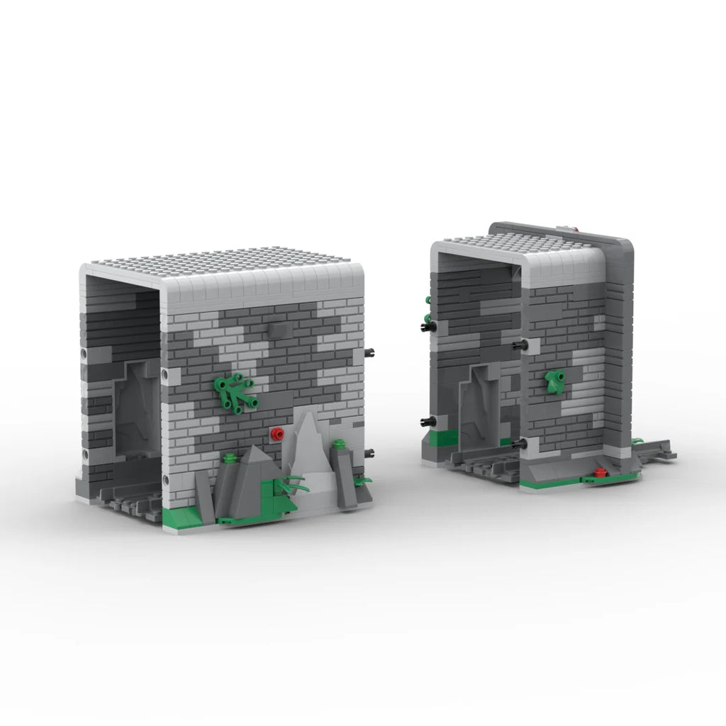 Mego BAUSTEINE – Zugtunnel Set 🧱