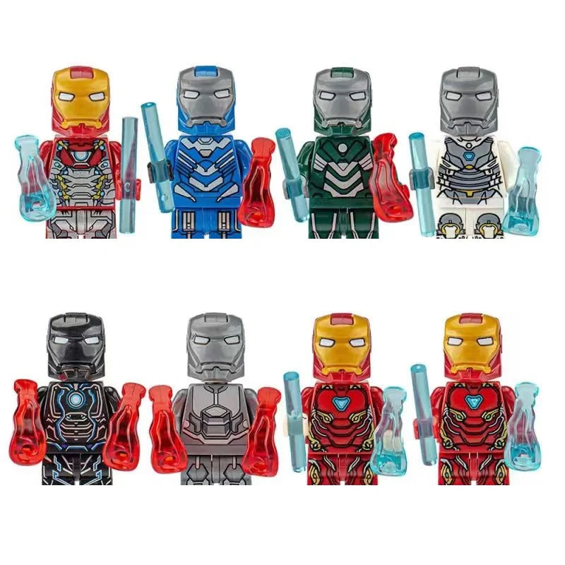 Mego BAUSTEINE – Superhelden Mini-Figuren 🧱🦸‍♂️ (24-teilig)