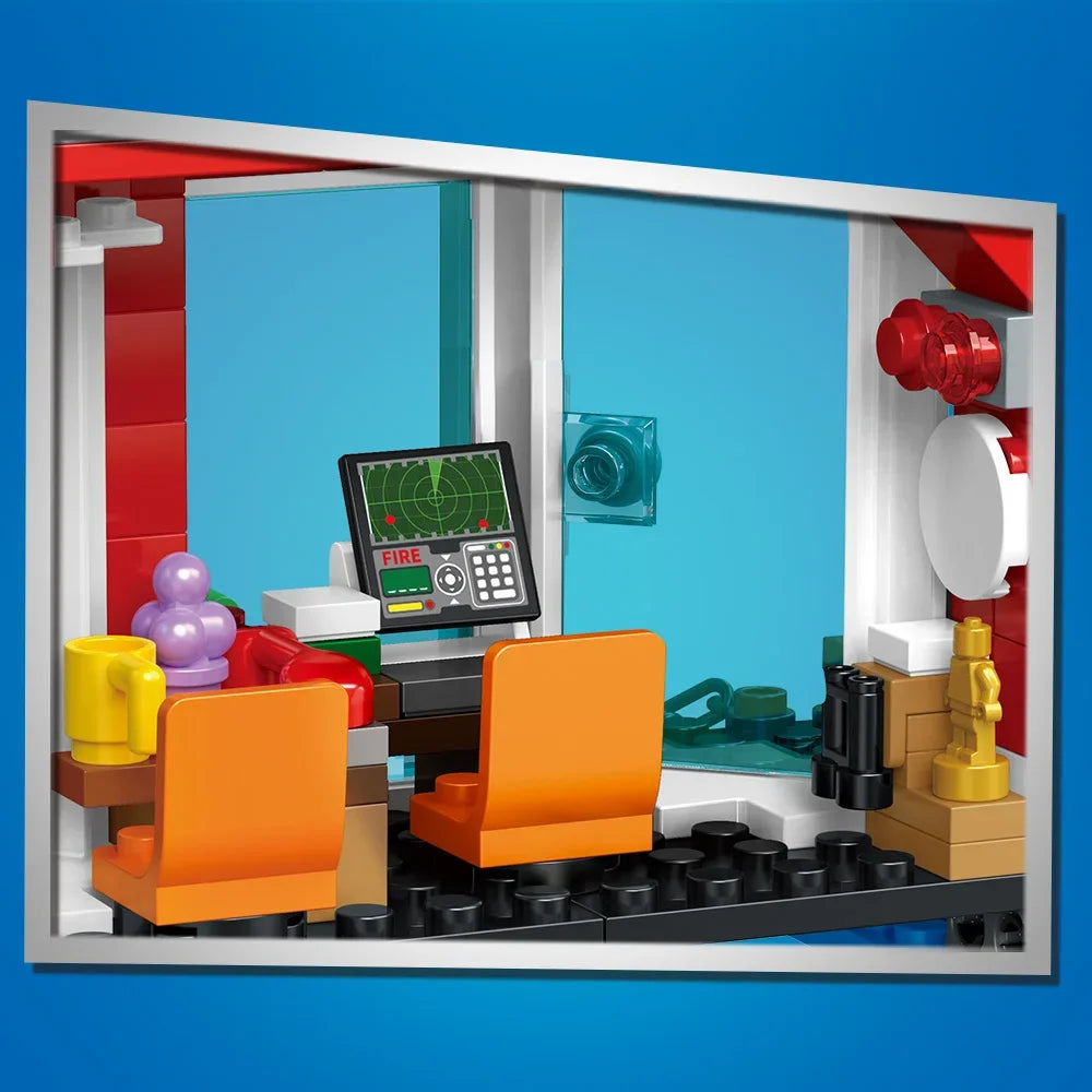 Mego BAUSTEINE – City Feuerwehr Station 🚒🔩
