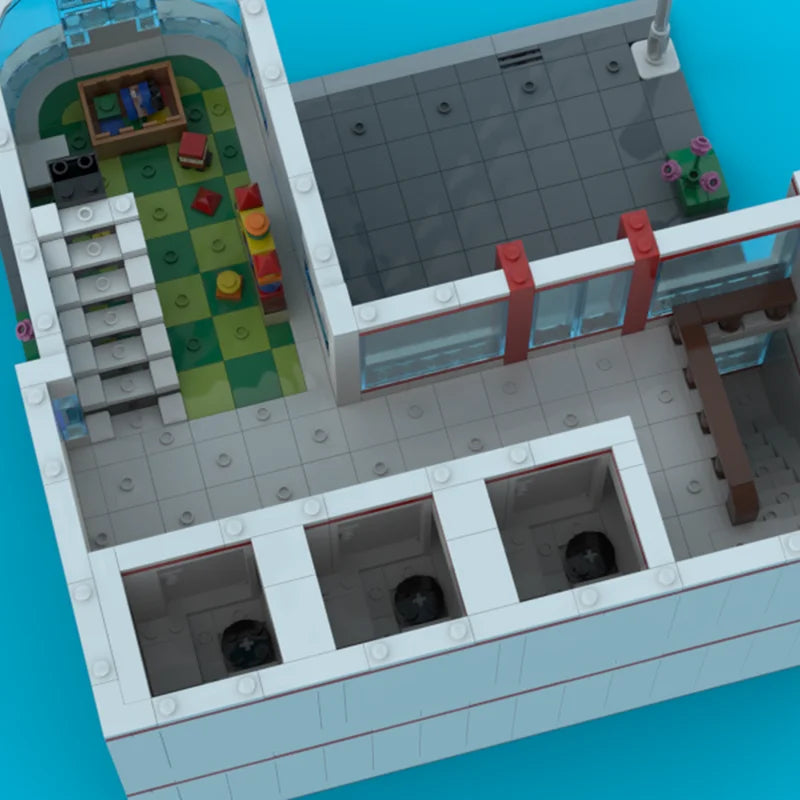 Mego BAUSTEINE – Krankenhaus Modular 🏥 (1536 Teile 🔩)