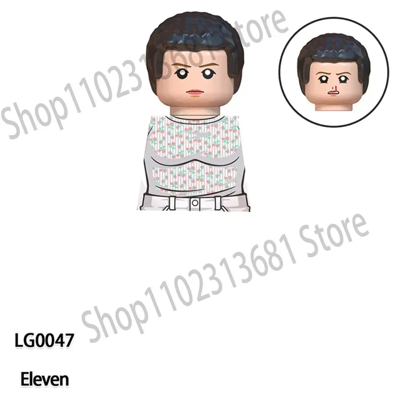 Mego BAUSTEINE – Upside Down Figuren-Set 🧱🕷️ (Stranger-Style)