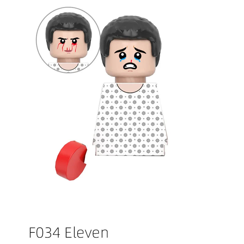 Mego BAUSTEINE – Upside Down Figuren-Set 🧱🕷️ (Stranger-Style)