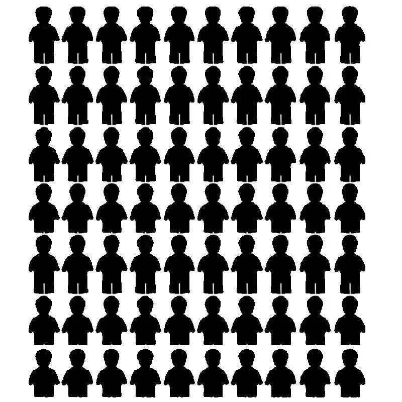 Mego BAUSTEINE – Mini-Figuren Personen-Serie 👥🎨