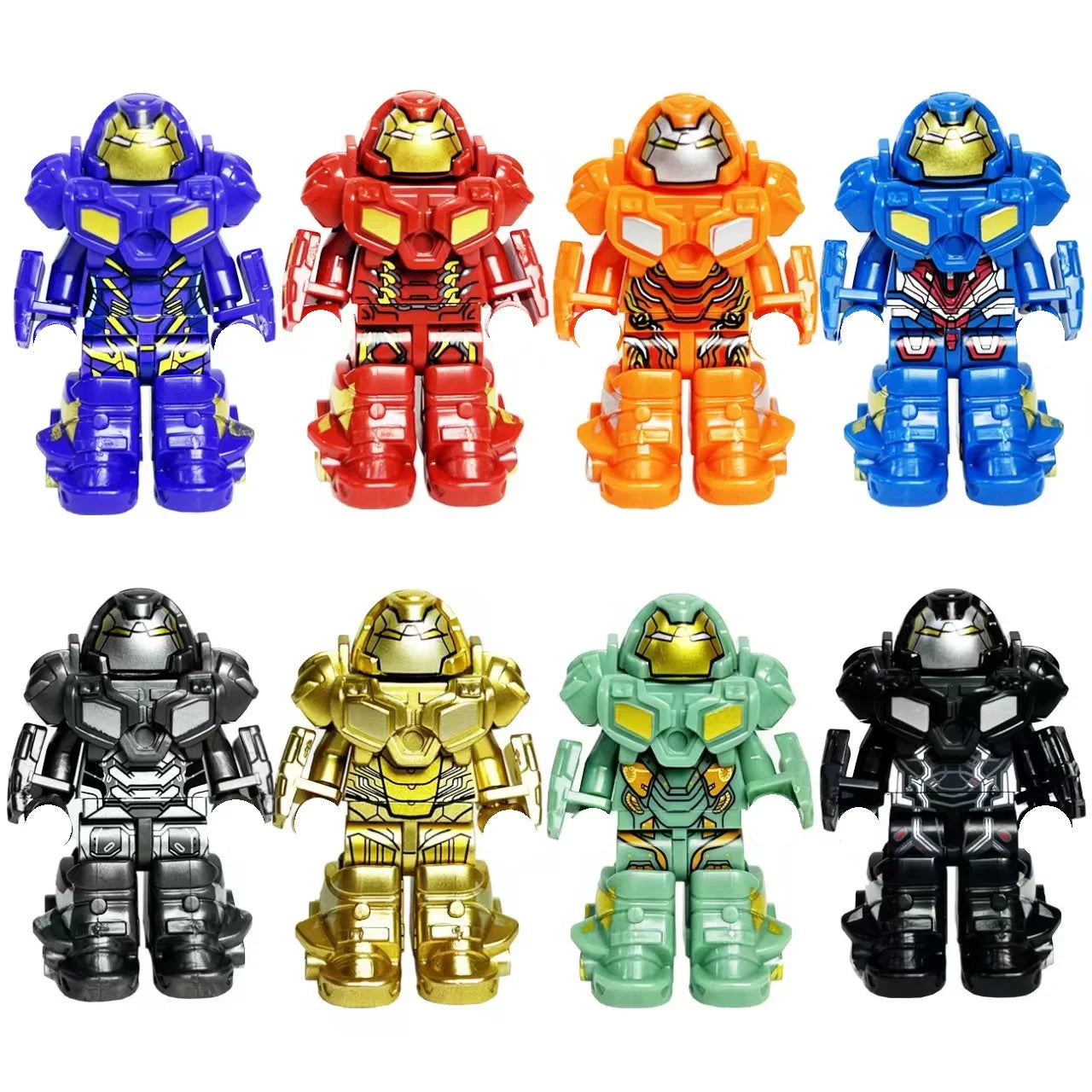 Mego BAUSTEINE – Superhelden Mini-Figuren 🧱🦸‍♂️ (24-teilig)