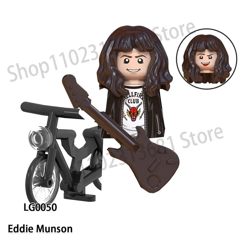 Mego BAUSTEINE – Upside Down Figuren-Set 🧱🕷️ (Stranger-Style)