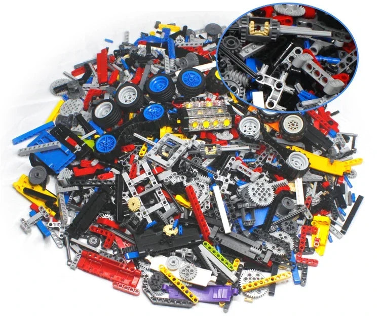 Mego BAUSTEINE – Technik Teile Mix 🧱🔩 (1 kg)