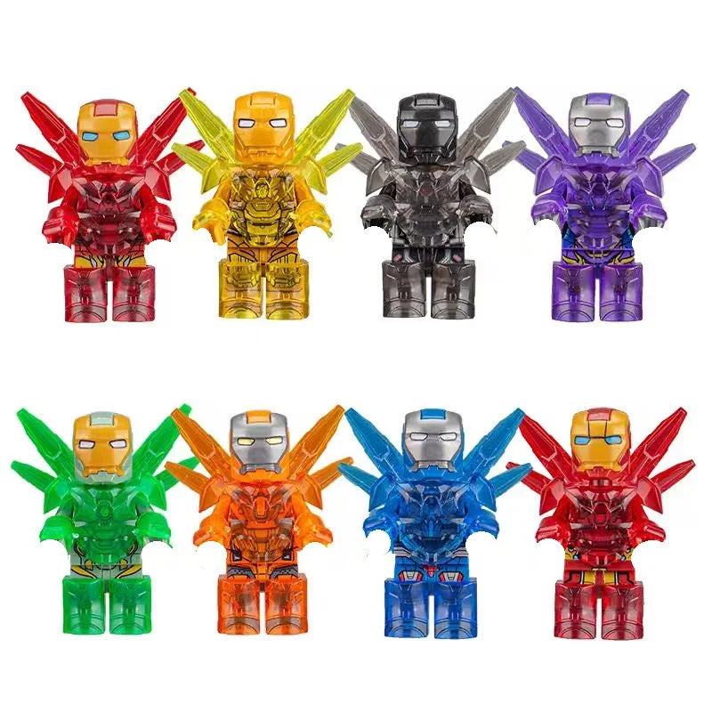 Mego BAUSTEINE – Superhelden Mini-Figuren 🧱🦸‍♂️ (24-teilig)