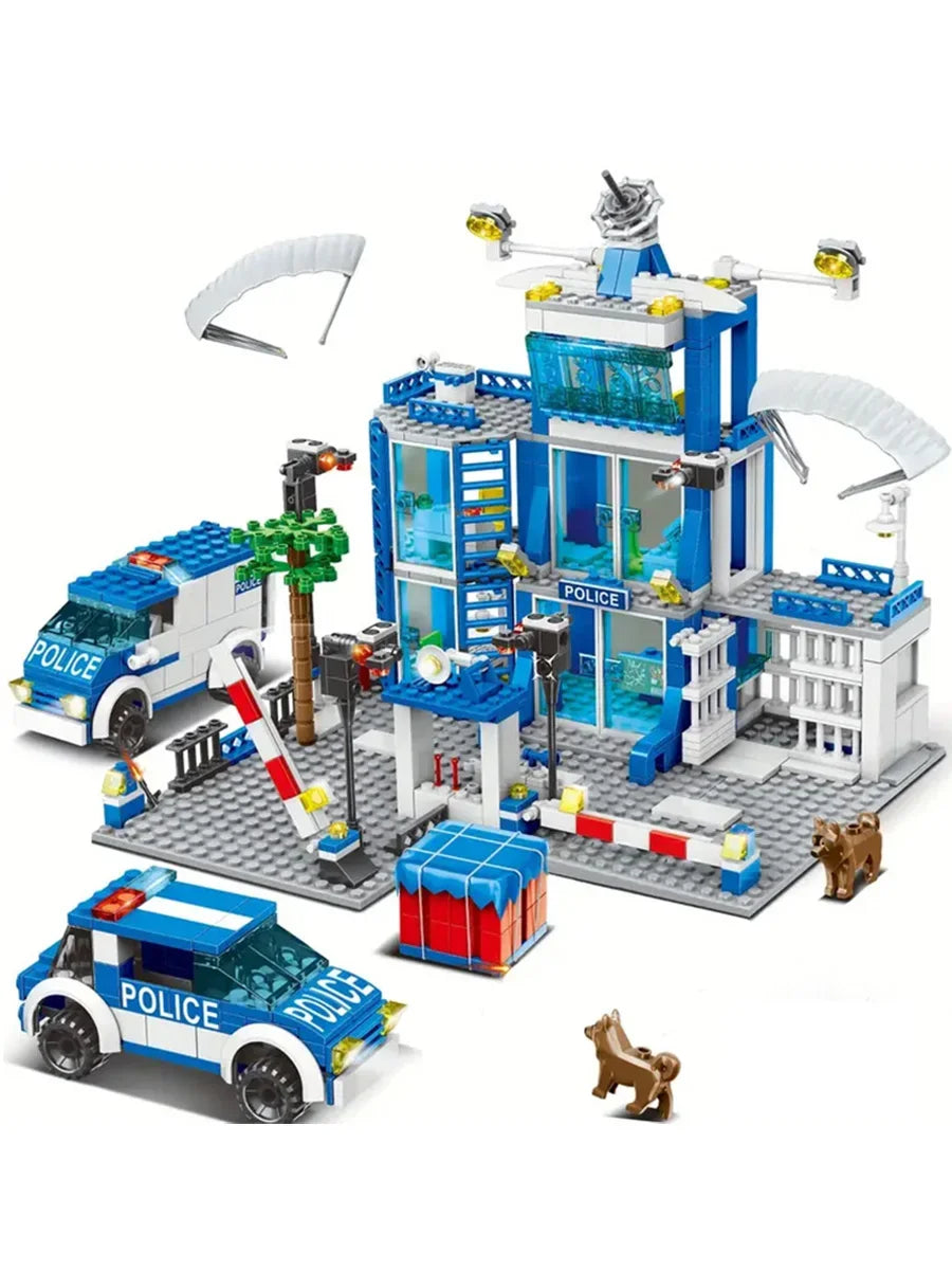 Mego BAUSTEINE – Polizei Mobile Einsatzzentrale 🚓