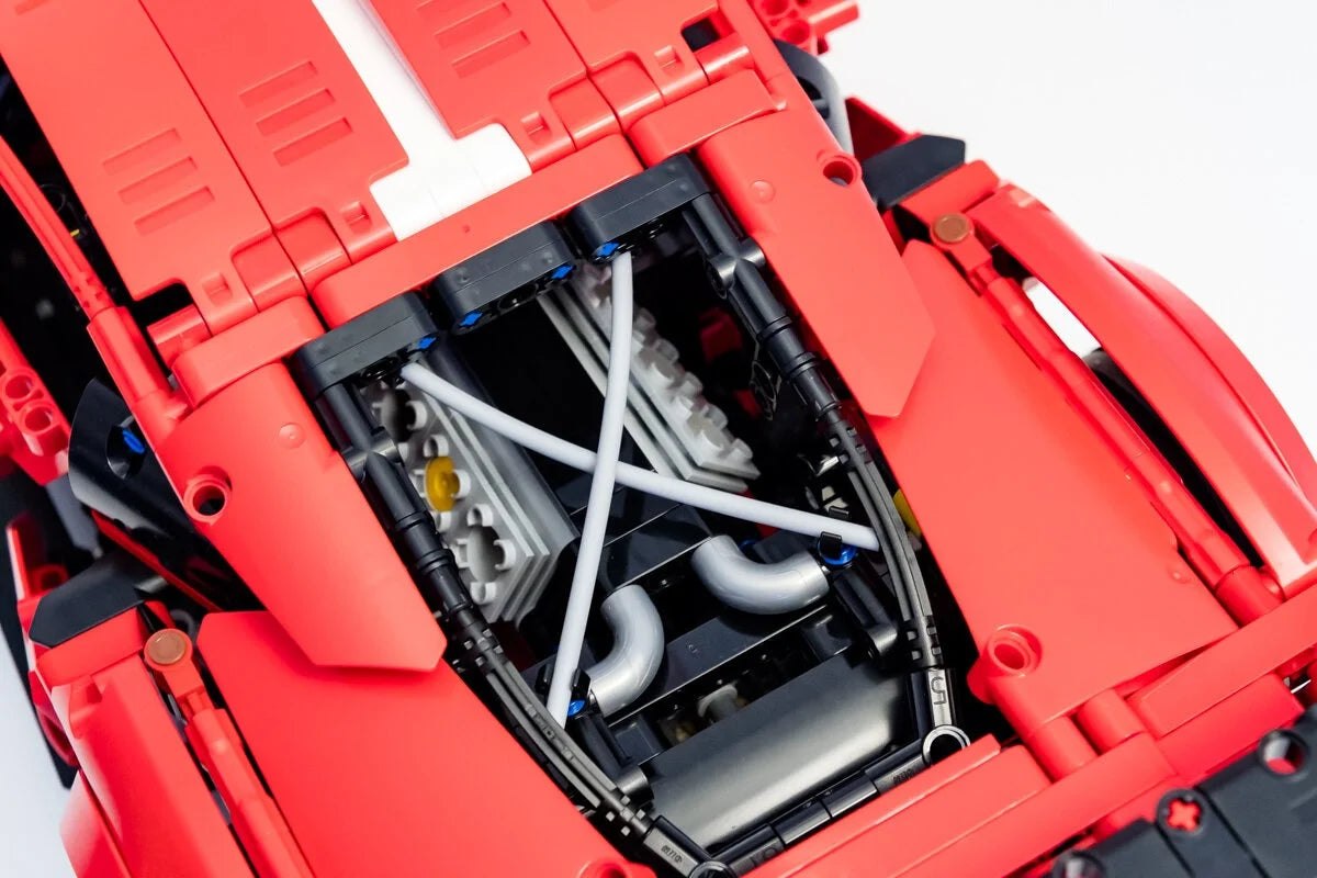 Mego TECH – 488 GTE Performance Rennwagen (1684 Teile 🔩)