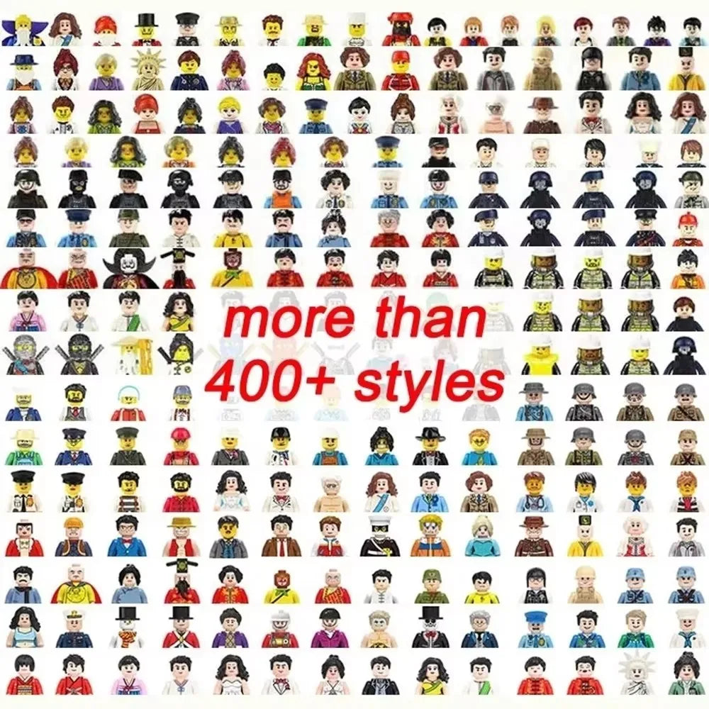 Mego BAUSTEINE – Mini-Figuren Personen-Serie 👥🎨