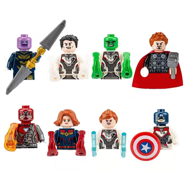 Mego BAUSTEINE – Superhelden Mini-Figuren 🧱🦸‍♂️ (24-teilig)