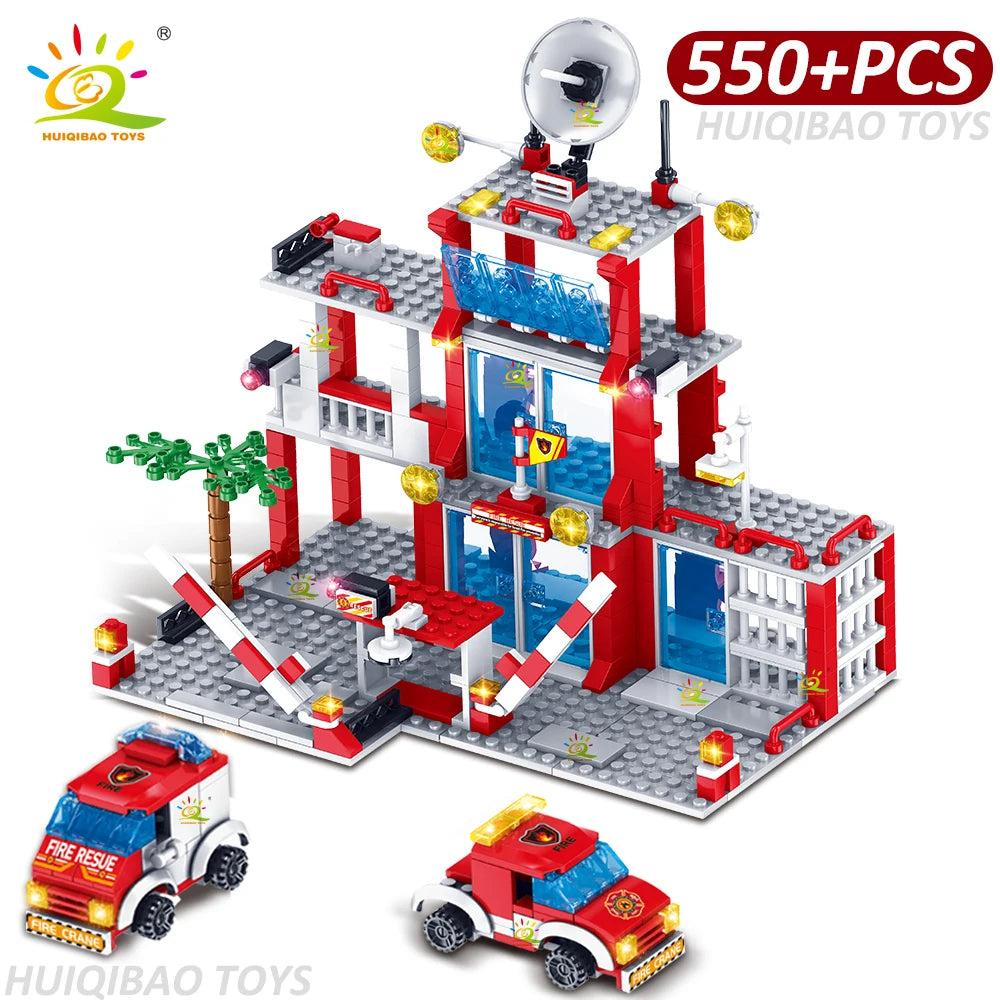 Mego BAUSTEINE –Feuerpolizei Einsatzstation 🚒🔩