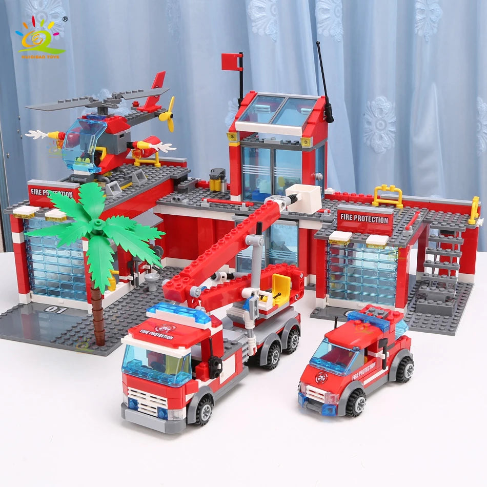 Mego BAUSTEINE – Feuerwehr Ausbildungszentrum 🚒 🔩